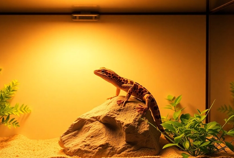 leopard gecko night heat