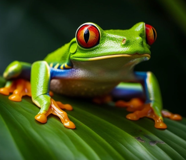 red eye tree frog habitat