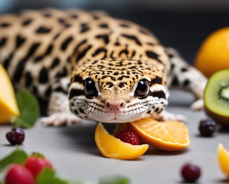 leopard gecko feeding fruit leopard gecko feeding fruit