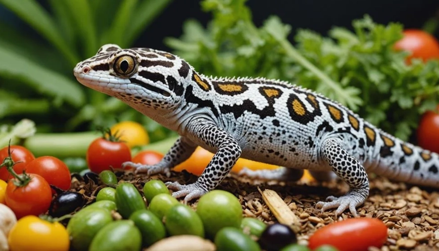 feeding leopard geckos