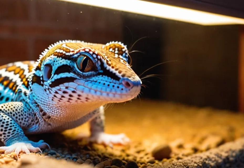 leopard gecko nighttime temperature