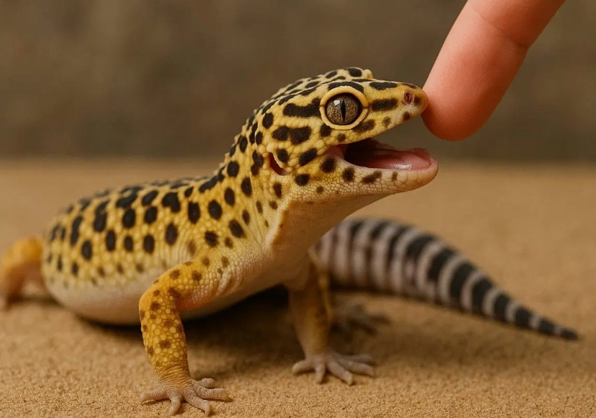 are leopard geckos dangerous