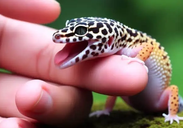 leopard gecko bite