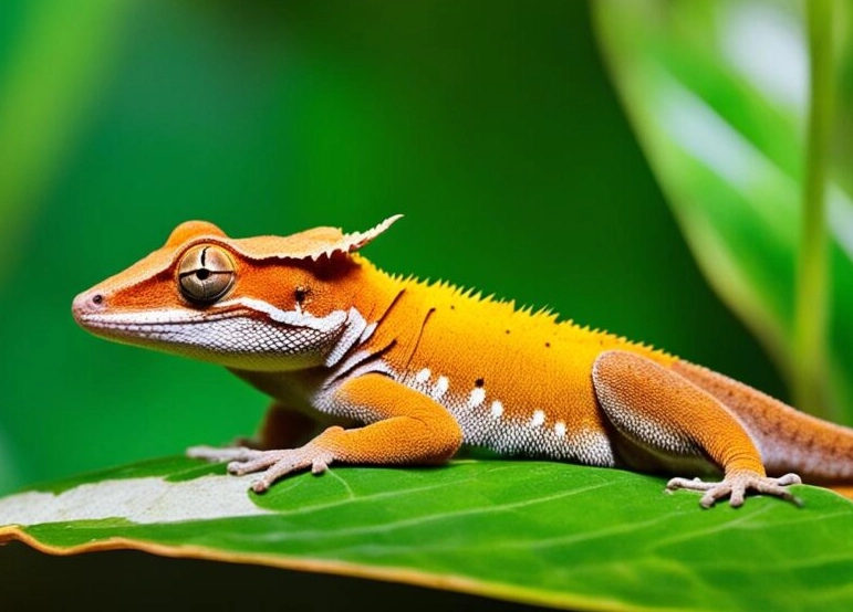 crested gecko feeding