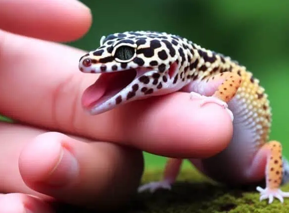 giant gecko bite safety