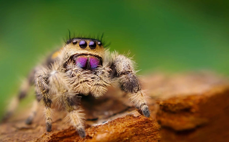 where are jumping spiders found